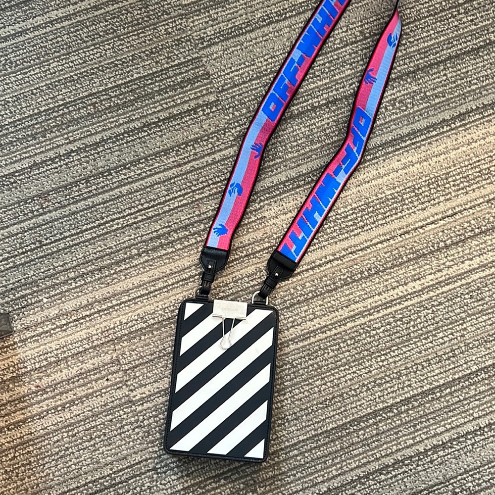 Off-White Diag-Stripe Phone Bag